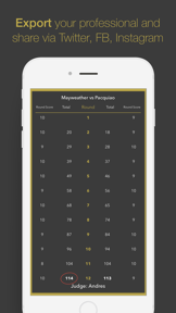 JudgePad (Boxing scorecard) screenshot
