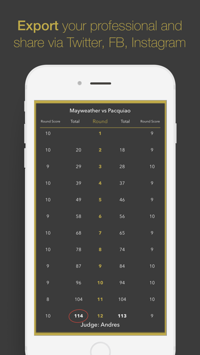 JudgePad (Boxing scorecard)のおすすめ画像3