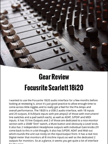 Screenshot #4 pour Home Grown Tones - Home Recording Tips, Tricks and Techniques