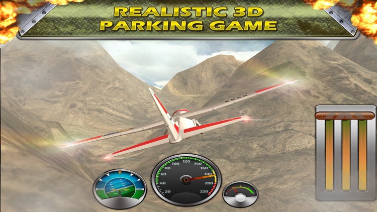 Fly to Park Xtreme Army Airplane Low Flying,landing & Parking Simulator