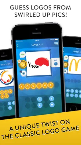 Game screenshot Swirly Logos - Guess the Logo, Emblem & Brand Name Quiz Game mod apk