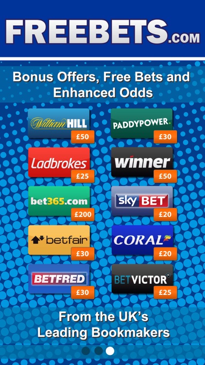 Free Bets, Bookmaker Betting, Offers and Betting Tips - Grab a FreeBet today!