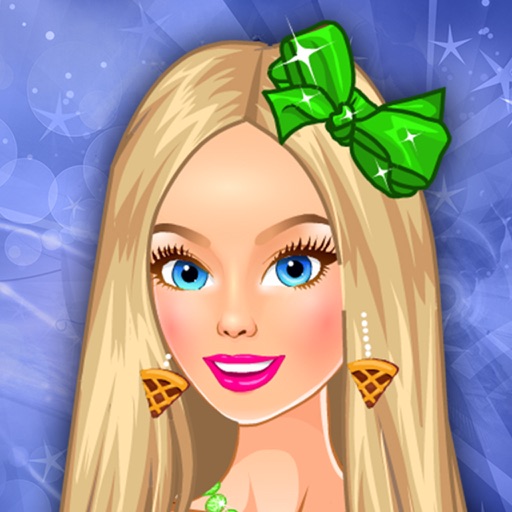 Cute Blonde Girl Sweet Dress - Makeover game for little princesses icon