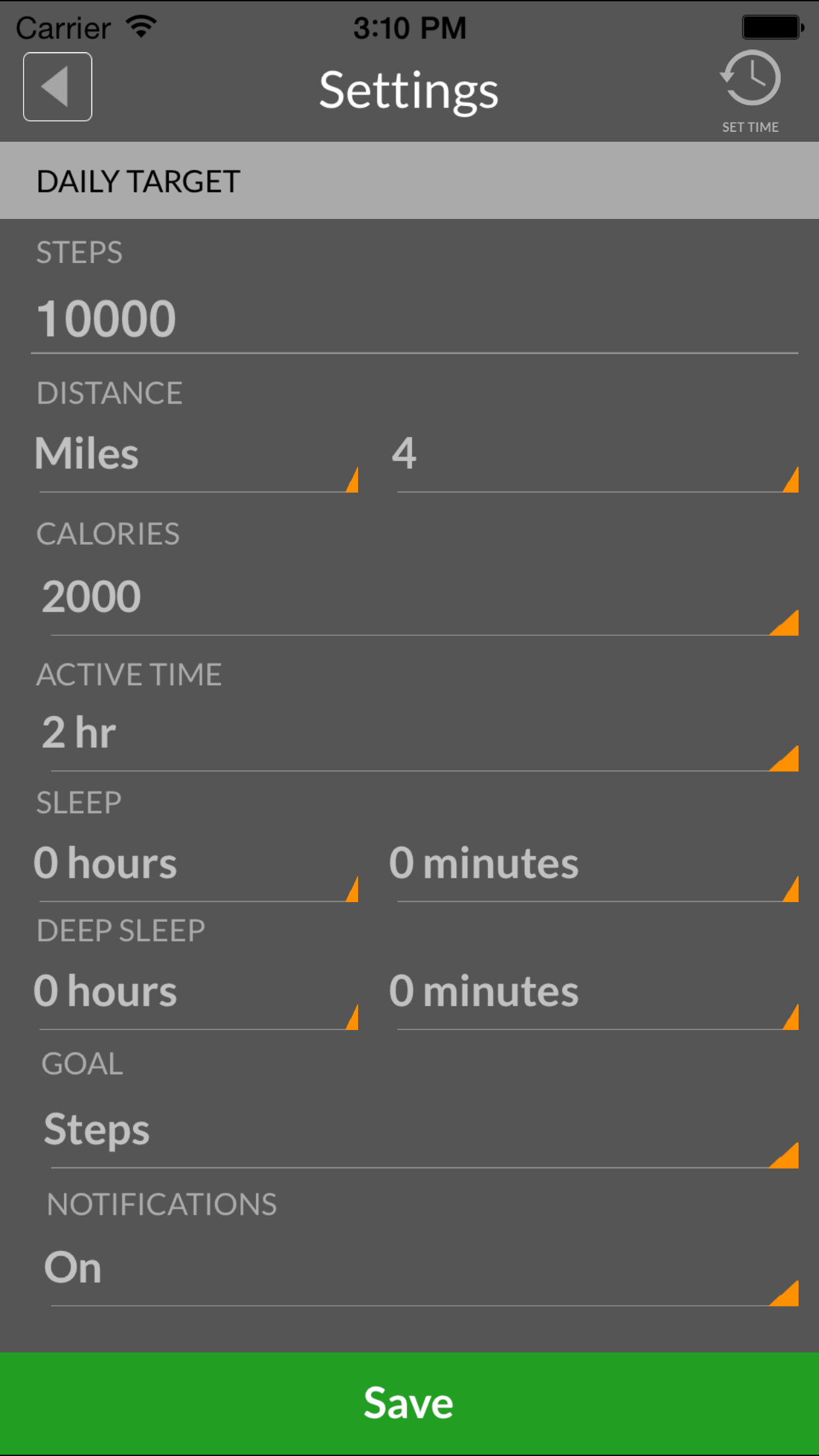 Modern Fitness App
