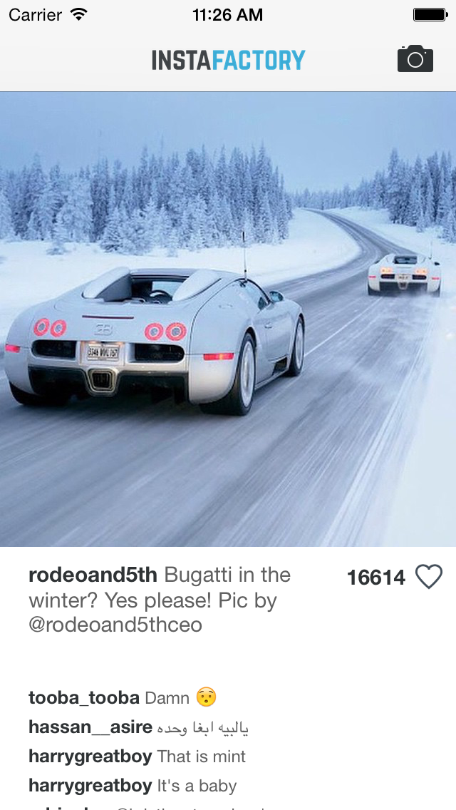 Instafactory iPhone screenshot 1 - Photo & Video app