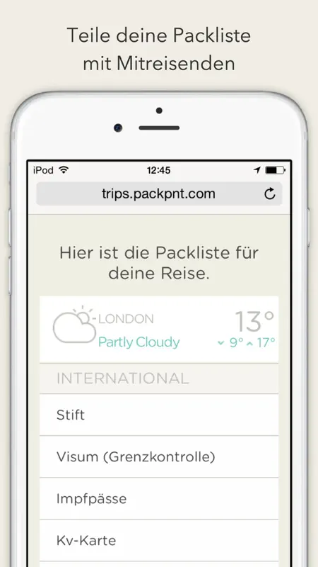 PackPoint Premium Packing List screenshot 4 of 4