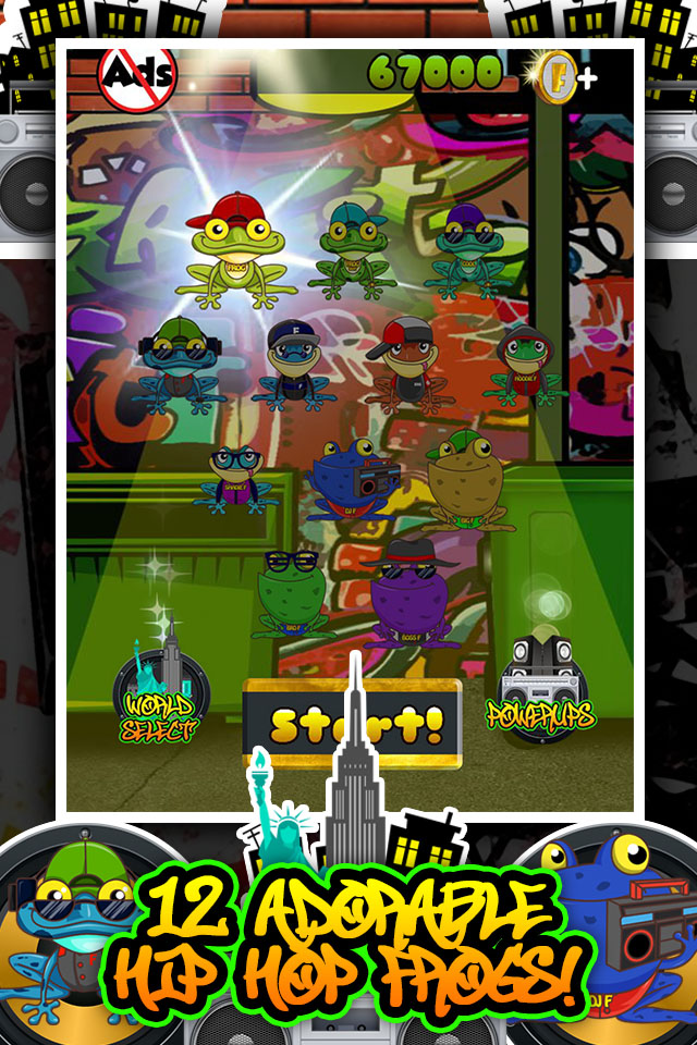 Hip Hop Frog Jump Game FREE