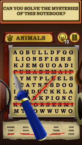 Game screenshot Sherlock's Notebook - Головоломка по поиску слов apk
