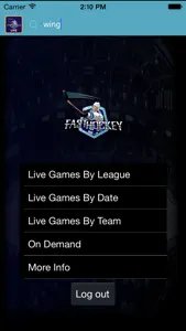 FASTHockey Live screenshot #1 for iPhone