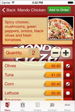 Mando Pizza screenshot 3