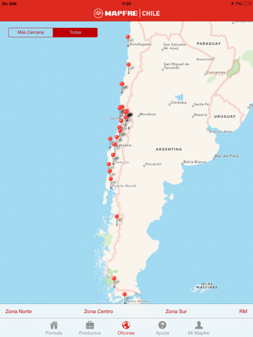 Mapfre Chile para iPad screenshot 3