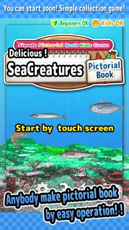 Game screenshot Delicious! SeaCreatures -Simple Pictorial Book Kids Game - mod apk