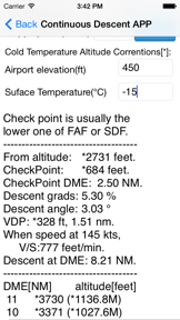 Calculator for Flight screenshot
