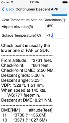 Calculator for Flight screenshot 3
