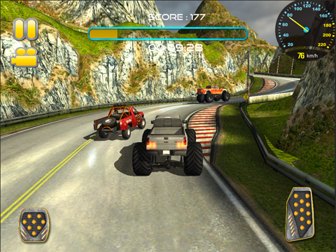 Screenshot #5 pour 3D Monster Truck Racing