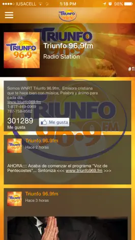 Game screenshot Triunfo 96.9 FM apk