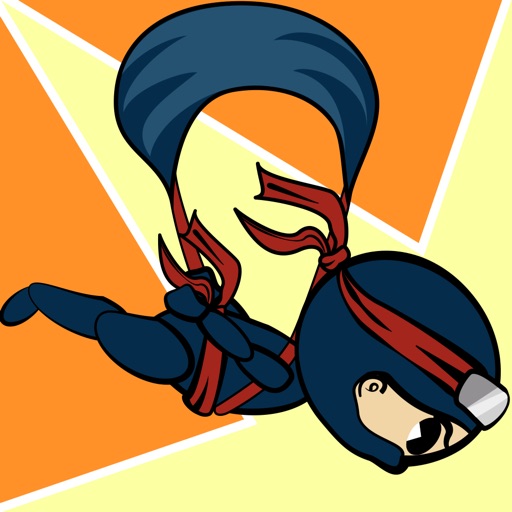 Amazing Parachute Ninja Race Saga Pro iOS App