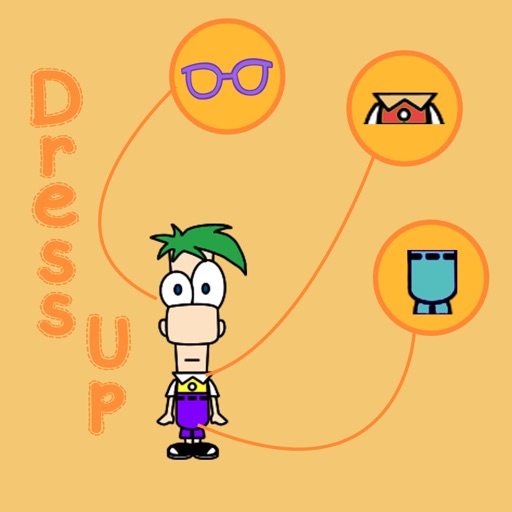Cartoon Dress Up Game Phineas And Ferb Edition iOS App