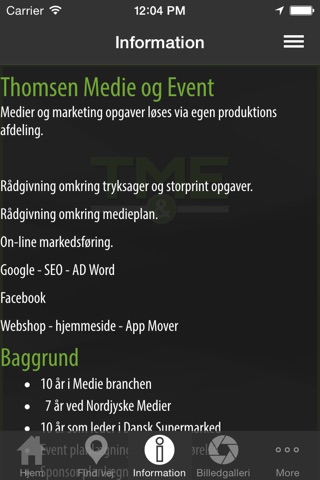 Thomsen Medie & Event screenshot 4