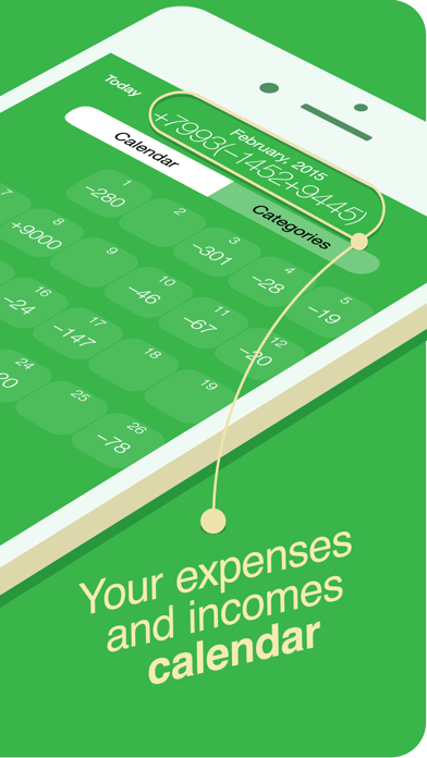 Mona — Money Expenses and Incomes. Check scanner. Statistics. iPhone screenshot