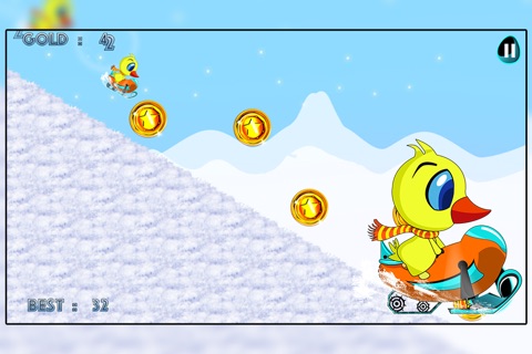 Chick Skidoo Fun Winter : The Brave Icy Frost Race - Premium screenshot 3