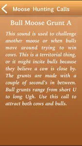 Moose Hunting Calls! screenshot #3 for iPhone