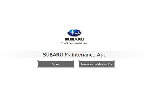 SUBARU Maintenance App screenshot 3