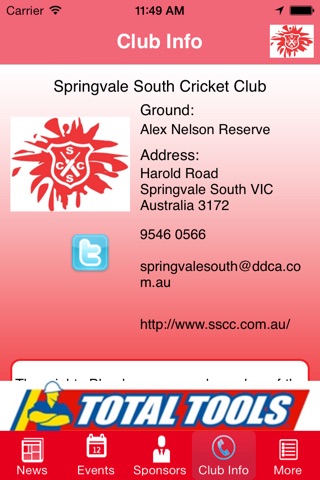 Springvale South Cricket Club screenshot 2