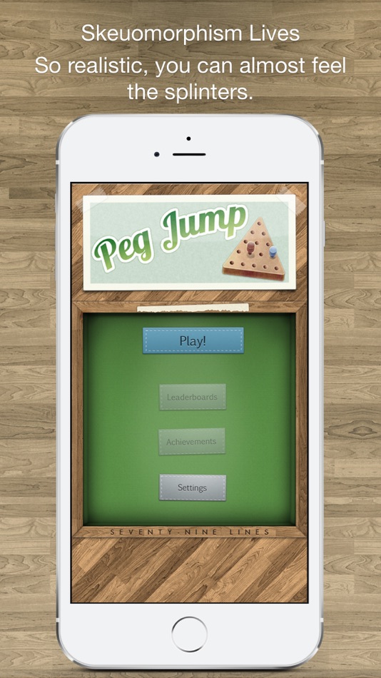 #5. Peg Jump (iOS) Podle: Seventy Nine Lines