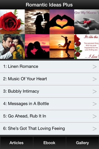 Romantic Ideas Plus - Romantic Idea For Love & Relationships & A Memorable Valentines Day screenshot 2