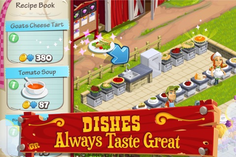 Gourmet Ranch: Farm, Cook and Serve screenshot 2