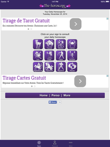Screenshot #4 pour The Free Horoscope