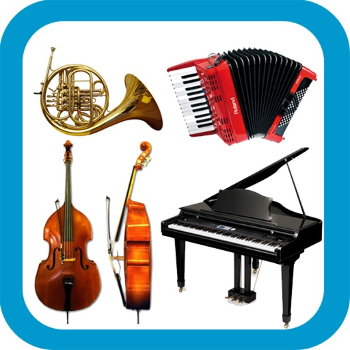 New music instrument sound for kids icon