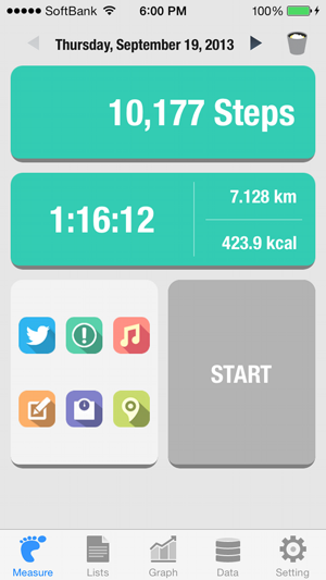 ‎Walker - Pedometer Lite Screenshot