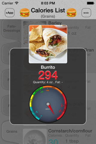 Calories Stock screenshot 3