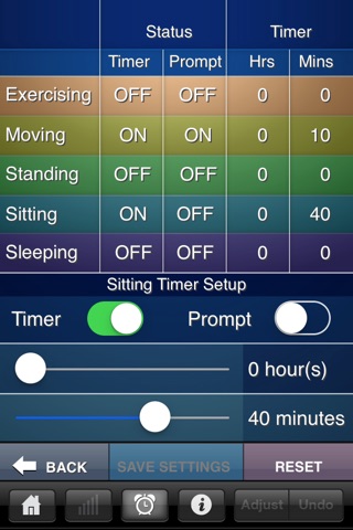 Move More - Track activity levels to reduce health hazards from sitting too much screenshot 2