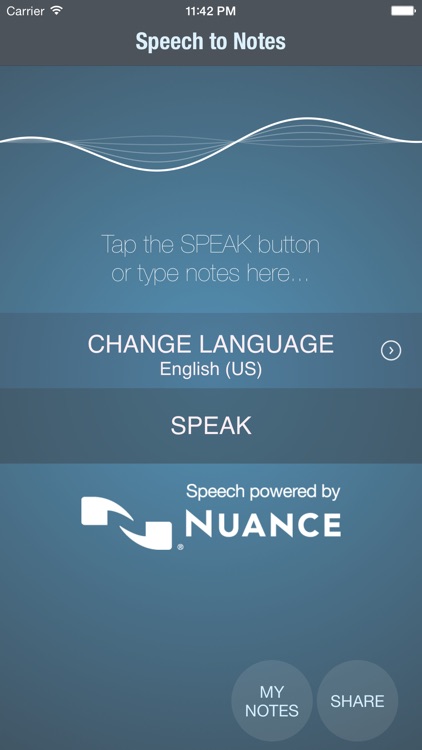 Speech to notes