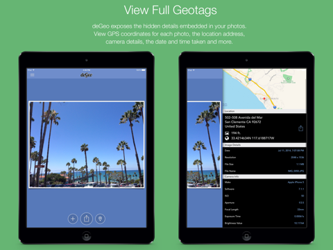 Screenshot #5 pour deGeo - Geotag Remover, EXIF Viewer Photo Privacy Tool