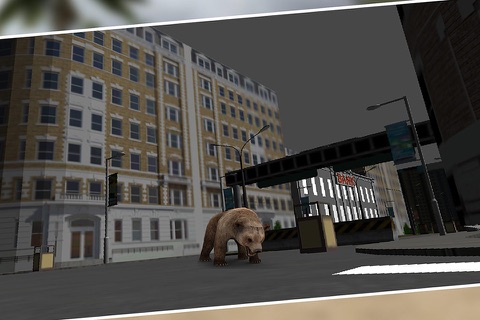 3D Bear Simulator – Crazy wild city hunter simulation game screenshot 2