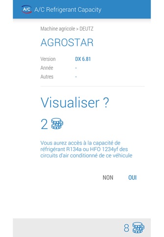 A/C Refrigerant Capacity screenshot 3