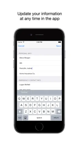 Game screenshot ICE - Emergency contact widget, view ICE information from lock screen hack