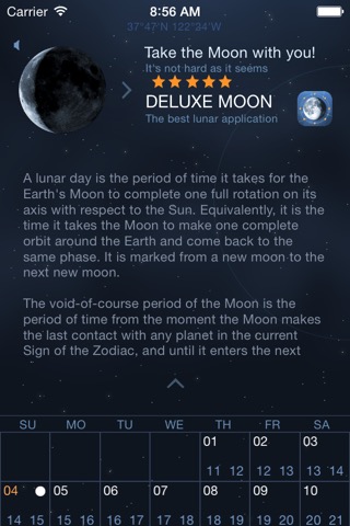 Moon Days - Lunar Calendar and Void of Course Timesのおすすめ画像3