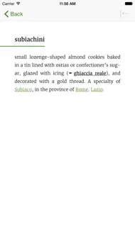 Italian Regional Cooking Dictionary iphone bilder 4