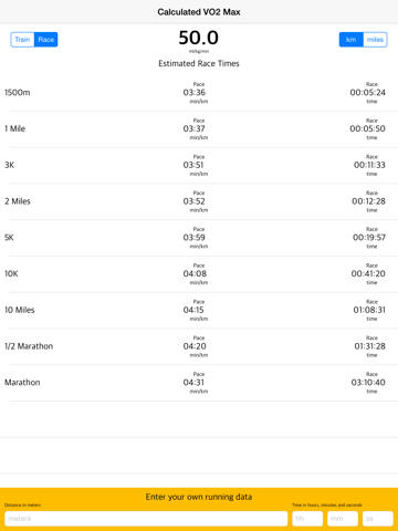 Screenshot #5 pour VO2max Calculator