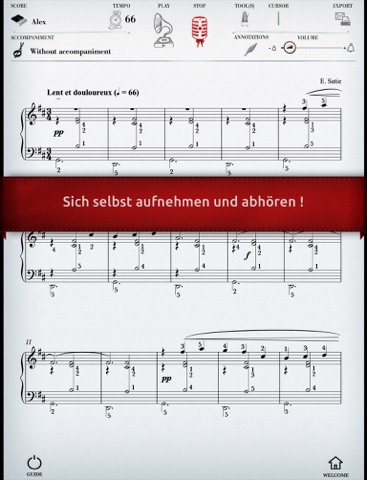 Play Satie – Gymnopédie n°1 (partition interactive pour piano) screenshot 3