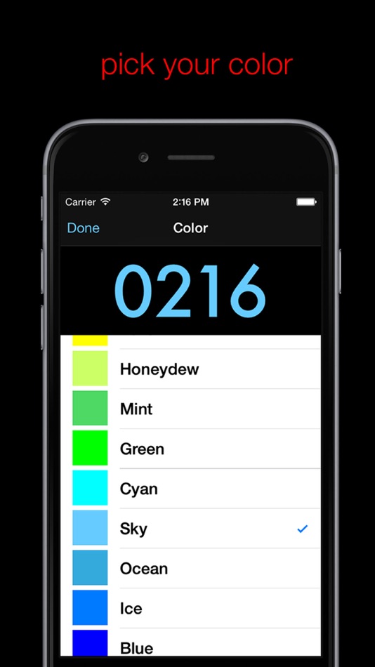 #3. Nite Time - a simple night clock for your nightstand with flashlight (iOS) 由: Nick Fanger