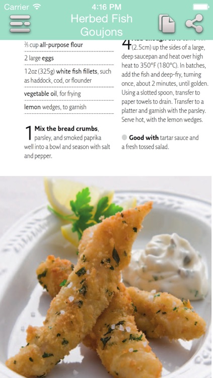 Easy Cooking - Starters & Light Bites Recipes