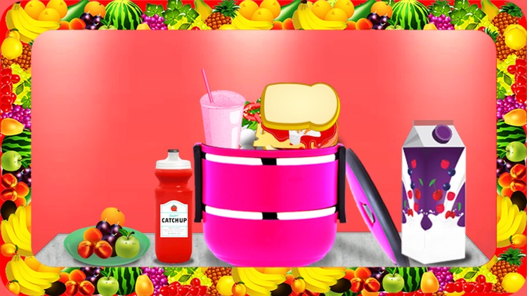 Sandwich Lunch Box – Make lunch for school kids in this crazy food maker game screenshot-4