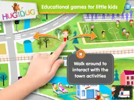 Game screenshot Little Town Explorer -  HugDug educational activity game for little kids. apk
