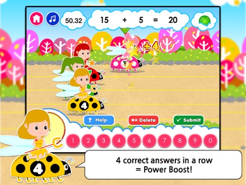 Addition Racer: Hot Cars, Fast Fairies & Fairy Tale Dash HD screenshot 4